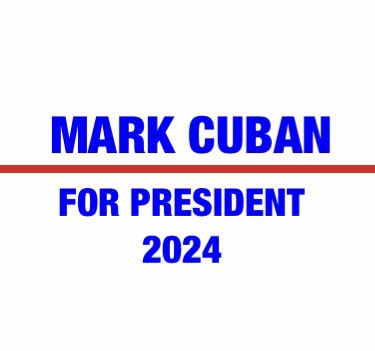Cuban For President 2024 tweet media