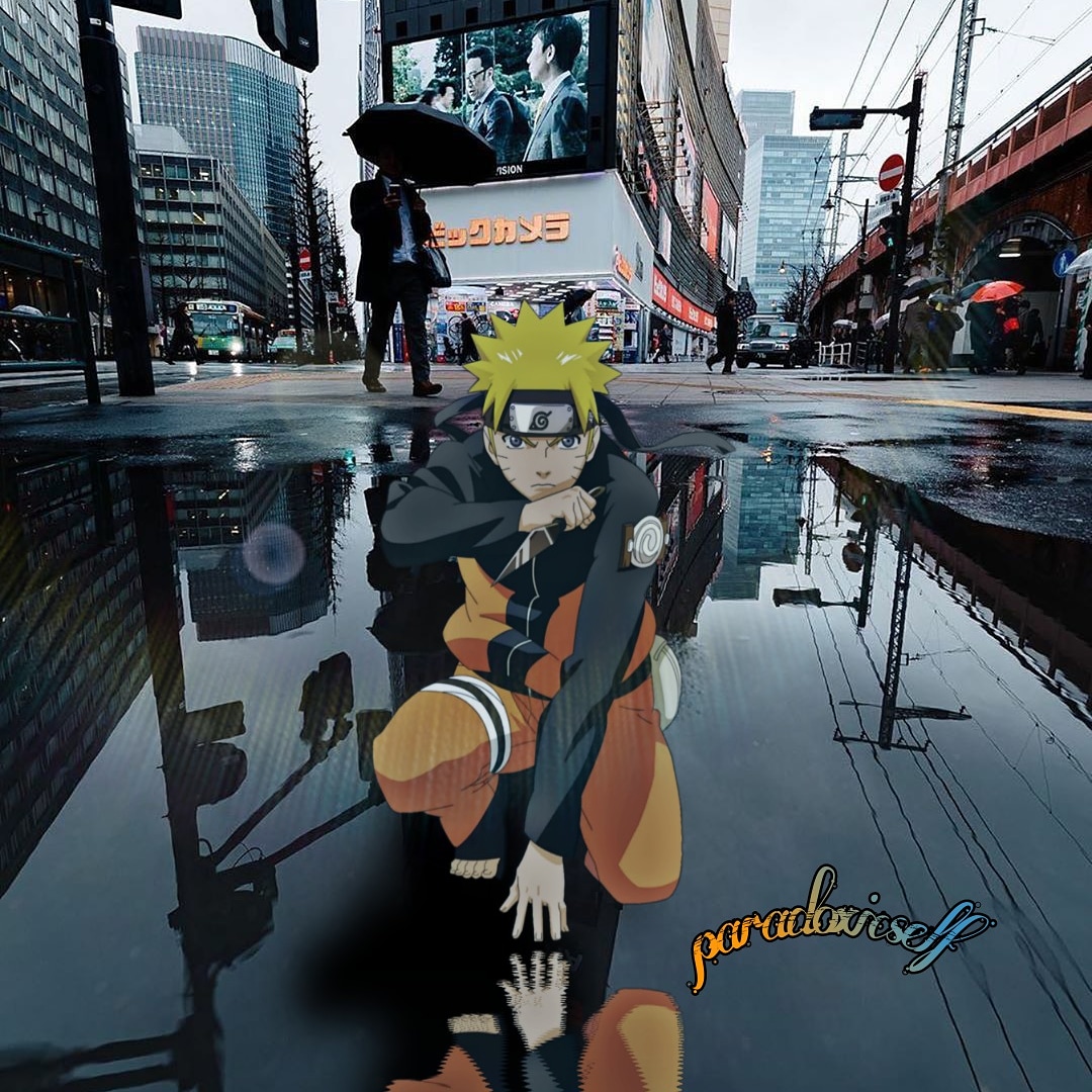 LavaghnSavage's tweet photo. #AnimeArt #animereal #reality #art #lofi #NARUTO https://t.co/qc1tPGy232