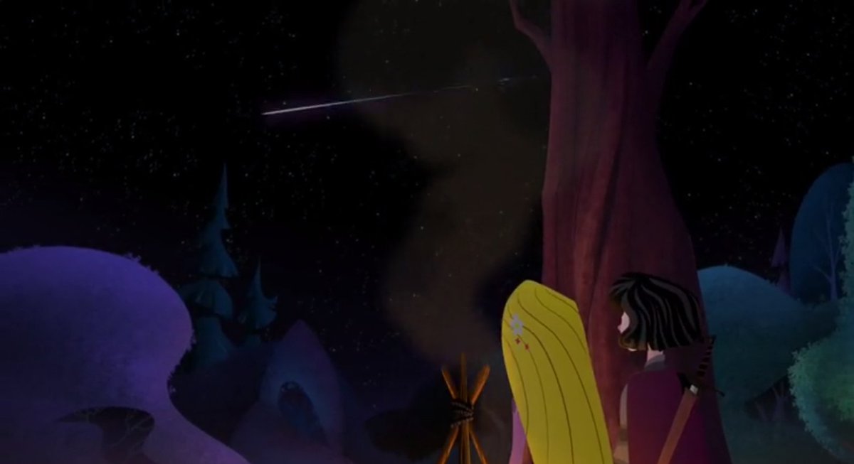 8) The fact that Rapunzel now has two versions of arguably her happiest memory - when she first left the tower and experienced the outside world - and one of them is with Cassandra.