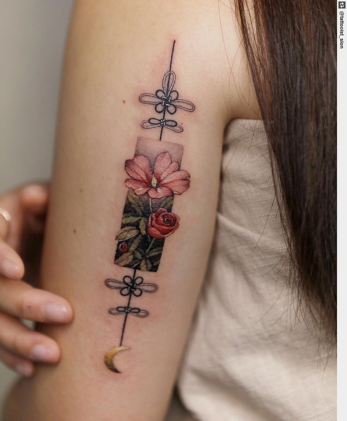 A South Korean Artist Is Breaking Taboos with Flower Tattoos