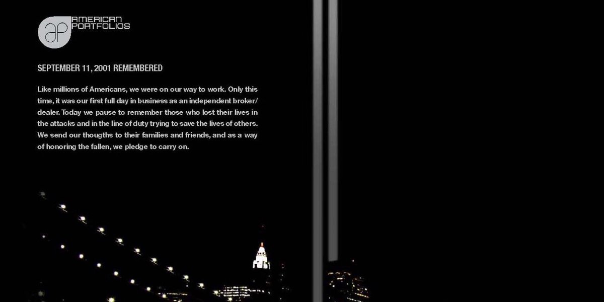 APFSFreedom's tweet photo. Every year on the anniversary of 9/11 AP’s Web site is redirected to a memorial page from 8:46 a.m. to 9:30 a.m.  #Remember911 #NeverForget911 https://t.co/Nhk1JUz4Oh