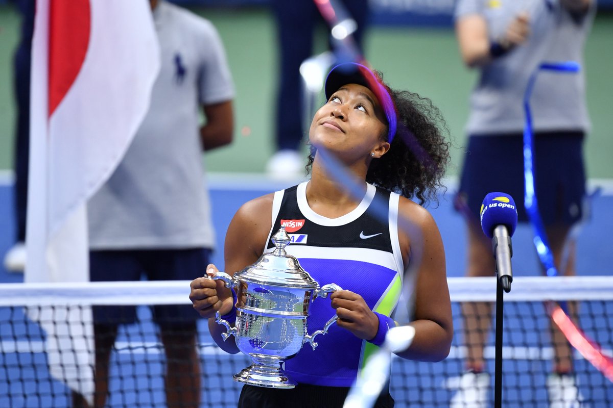 usopen's tweet photo. Party in the USA 🎉

@naomiosaka #USOpen https://t.co/xLuA5A1PEv