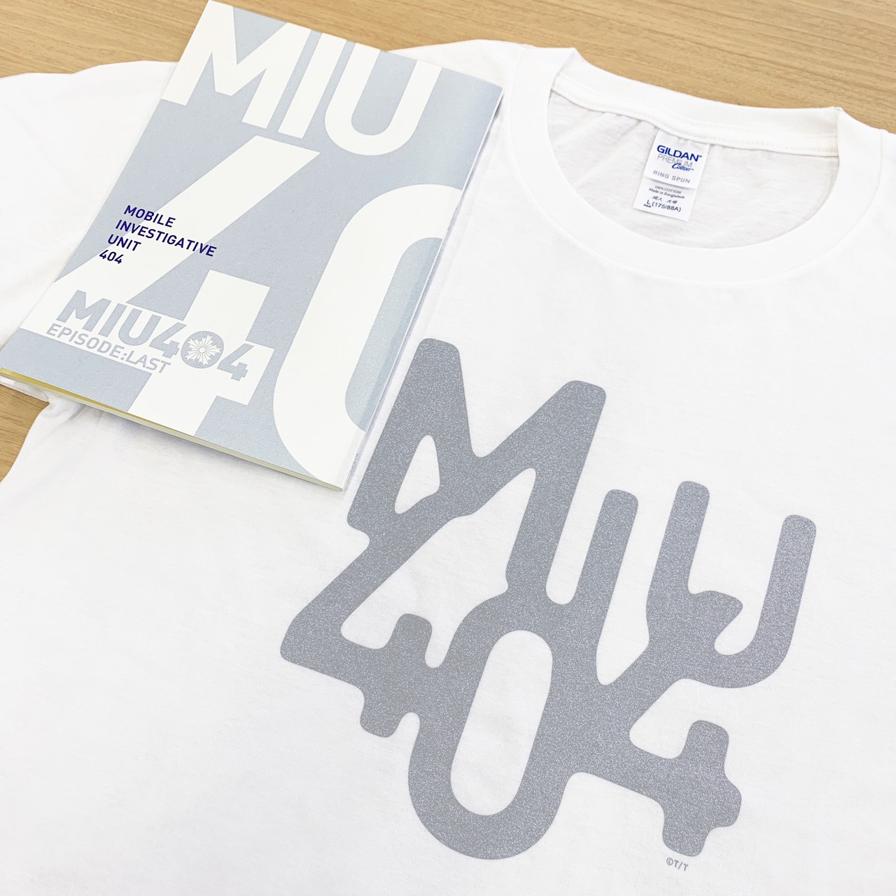 MIU404　Tシャツ　台本デザイン　最終話　＋イメージTシャツ　2着セット MIU404 Tシャツ 台本デザイン 最終話 ＋イメージTシャツ 2着