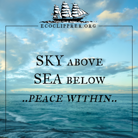 EcoClipper's tweet photo. Sky Above, Sea Below, peace within...
.
.
#sailing #slowtravel #flyskam via @EcoClipper https://t.co/HCW4MBMjGf