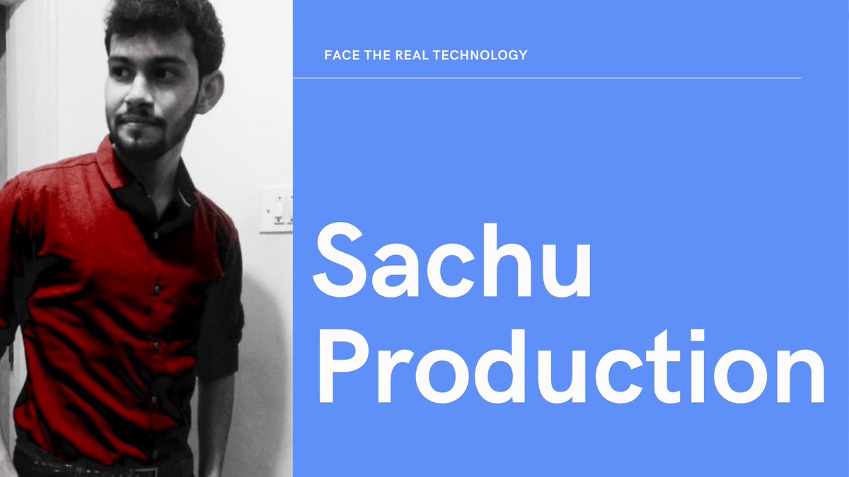 ProductionSachu's tweet image. Owner of Sachu production- Sachin jain