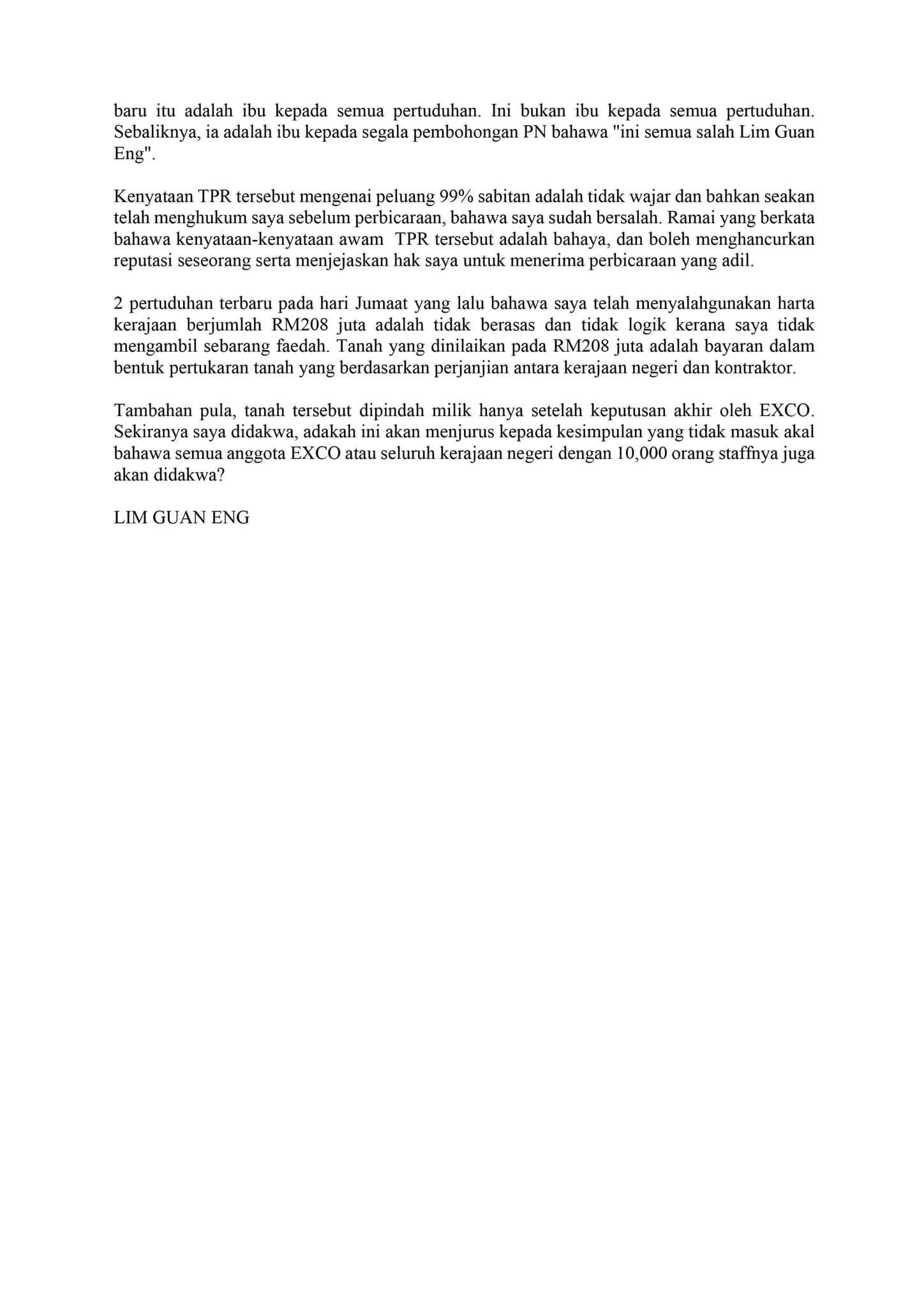 Lim Guan Eng ŮšŮ،ٚع ٞع Kerana Ini Semua Salah Lim Guan Eng