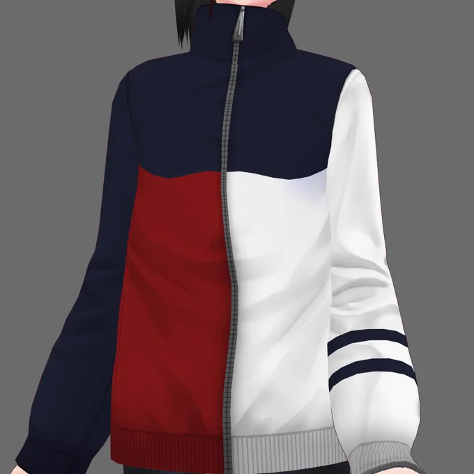 BOOTHでVRoid用のテクスチャを販売しました!【VRoid】オリジナルジャージ【男女兼用】 | 明石ロノア百貨店  #booth_pm #VRoid #Vroidファッション #Vコーデ #Vtuber #VRChat 