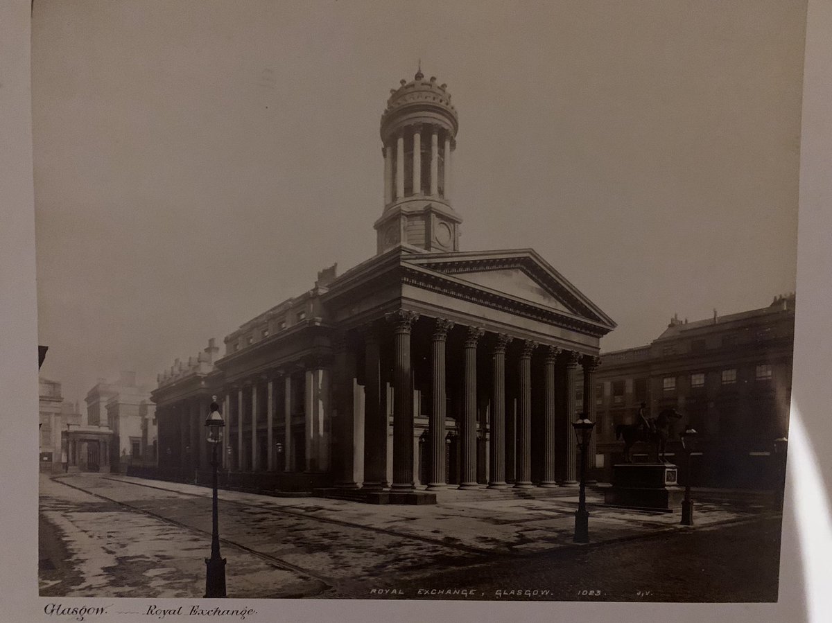 Now for the last couple of posts we have some photos showing various views of the city - George Sq (pre-extension of the Merchants House), Buchanan St, Royal Exchange Sq and Glasgow Uni (pre-openwork spire)