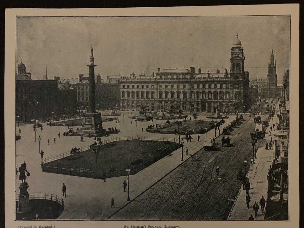 Now for the last couple of posts we have some photos showing various views of the city - George Sq (pre-extension of the Merchants House), Buchanan St, Royal Exchange Sq and Glasgow Uni (pre-openwork spire)