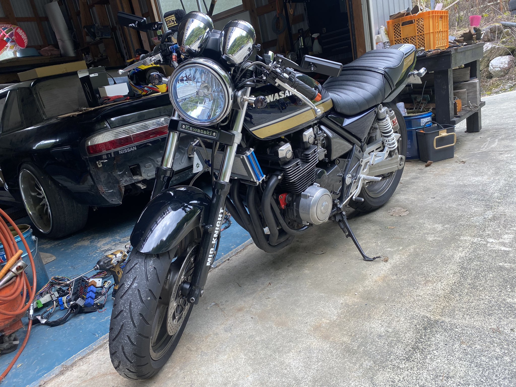 XJR1200 セパハン用　エグリタンク（自家塗装） XJR1200 セパハン用エグリタンク（自家塗装）