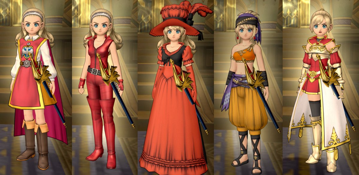 エリス Ar Twitter アンルシアおめかし衣装 この前 嘘教えていました ショップで買ったのは 右端の ブレイブ だけです 他の 衣装は ショップ以外にも入手手段があります ドラクエ10