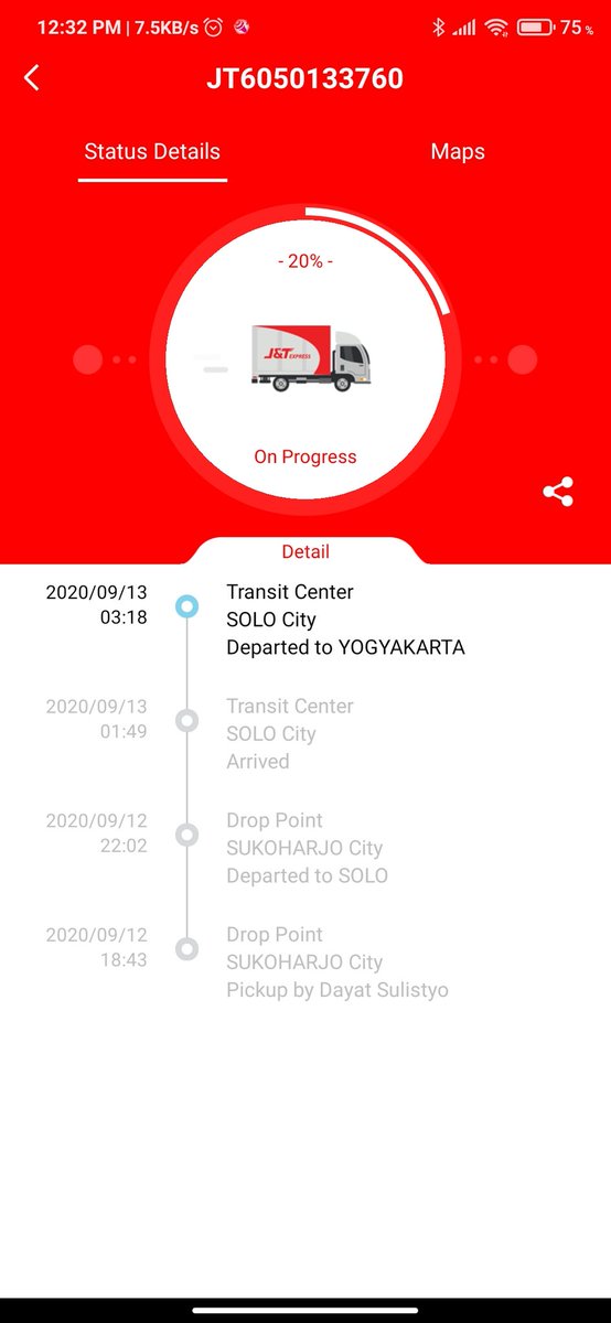 zen_aditya's tweet photo. @jntexpressid mau tanya paket saya no resi JT6050133760, kok belum sampai jogja? Masih berstatus departed to Yogyakarta dari jam 3 pagi tadi. Tolong di follow up ke pihak kurirnya. Terimakasih https://t.co/uOAqpPg4uf