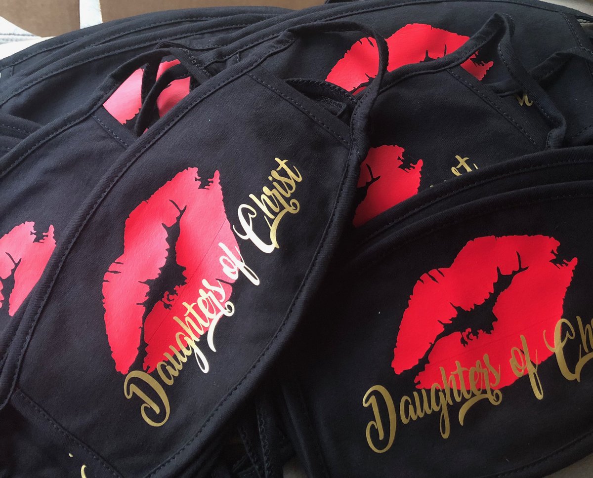 DOCcansang's tweet photo. Available NOW!!! Daughters of Christ Masks! Only $10.00
Cashapp: $DaughtersofChrist
Venmo: SheliaMcIntosh https://t.co/EISdOOFBes