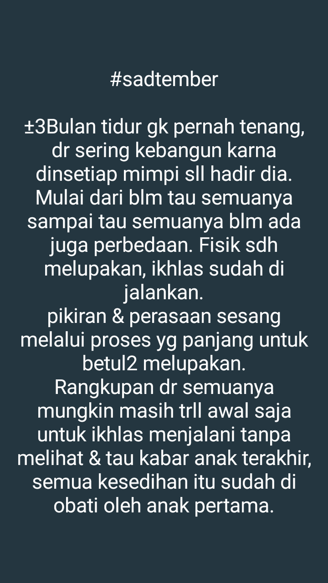 SeptianHasta's tweet photo. Sori blepotan, namanya jg lagi sad :')

#SADTEMBER https://t.co/H7QW7VYr0T