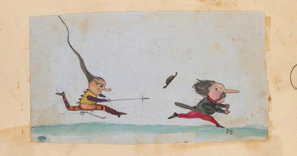 artinsociety's tweet photo. Charles Darwin’s draft manuscript of ‘On the Origin of Species’ later proved to be an invaluable source of drawing paper for his children, George, Francis and Horace. Here are some of their creative embellishments https://t.co/qC4hQ2RKOL