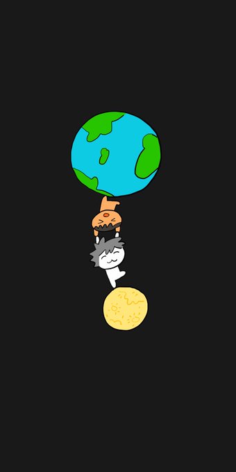 「地球 月」のTwitter画像/イラスト(古い順)