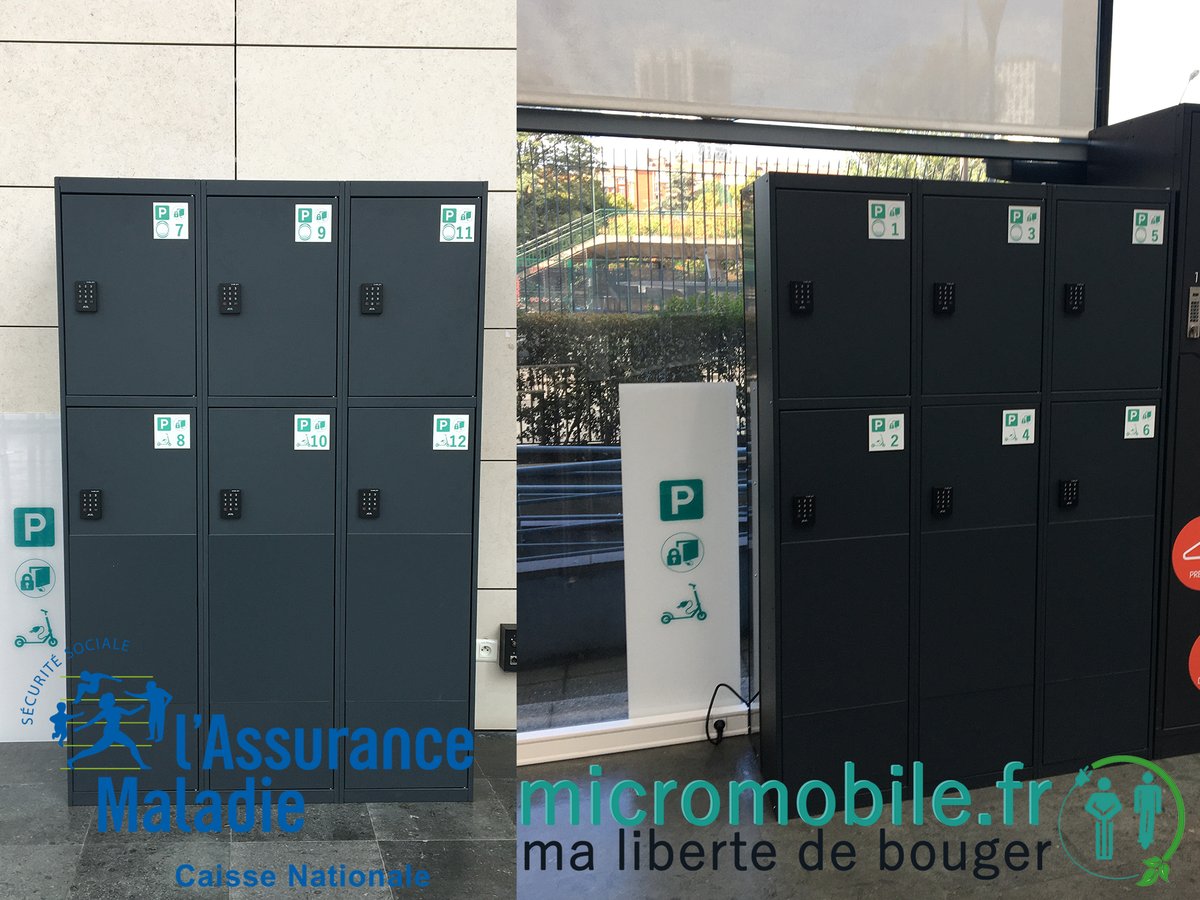 Consignes trottinettes Micromobile à Paris