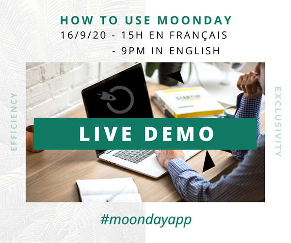 CineWallonia's tweet photo. This free webinar will tell you everything you need to know about @moondayapp, the application dedicated to all film professionals. Next Wednesday, 16 September
- 3pm - Brussels time (in French)
- 9pm - Brussels time (in English) Click here to register!  https://t.co/w2ALSlFk64 https://t.co/oNCi6yLl9p