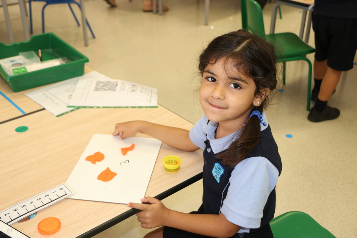 GEMSFPS's tweet image. Our year 1 students are busy learning to write and count to 20 - the playdough method is a winner! #FPSEducation #Year1 #learningtocount #numbersto20