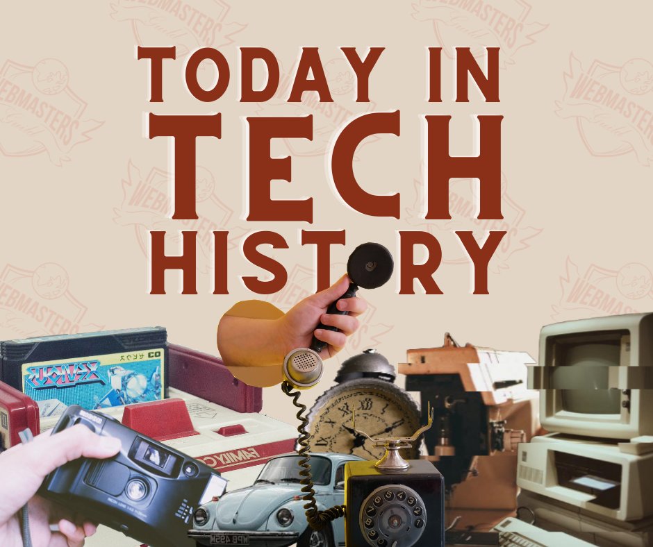 wmgmapua's tweet photo. In Today in Tech History, we'll be featuring tech stuffs and innovative inventions every Thursday. These devices, methods and compositions led wondrous advancements in the industry through the application of our scientific knowledge that became a game changer!

#TechBackThursday https://t.co/d3B8i60s2e