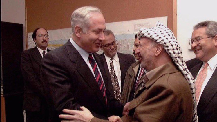 But terror kept raging. In the elections of 1996, the Likud party won, and Benjamin Netanyahu became PM. Although opposing the Oslo Accords from the beginning, Netanyahu made a commitment that his government will respect all agreements signed by the previous >>