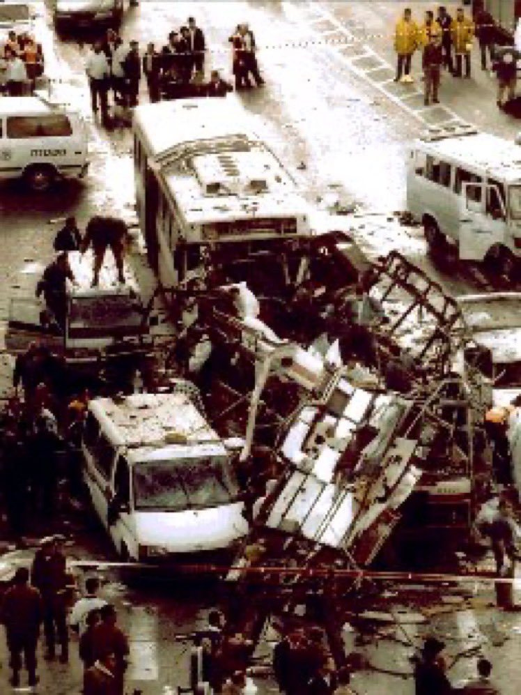 “We’ll fight terrorism as if there is no peace and we’ll make peace as if there is no terrorism”, Yitzhak Rabin said. And all those years terror was raging.On February 25, ‘96, a Palestinian suicide bomber blew himself up on a bus in Jerusalem. 26 passengers were killed >>