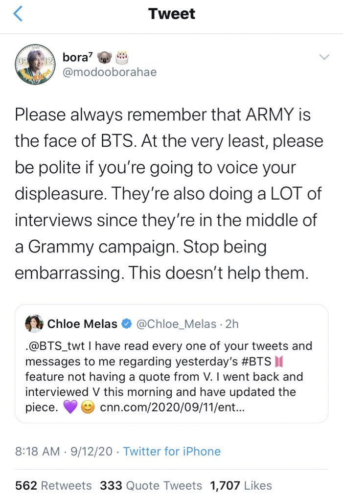 After this "change" occurred. There were some rumblings from some members of the fandom claiming that we should be "polite" and "stop being embarrassing"