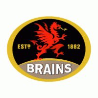 A prominent draig for all us Hwntws. The  @brainsbrewery dragon, jaunty fella, legging it to the bar for last orders.
