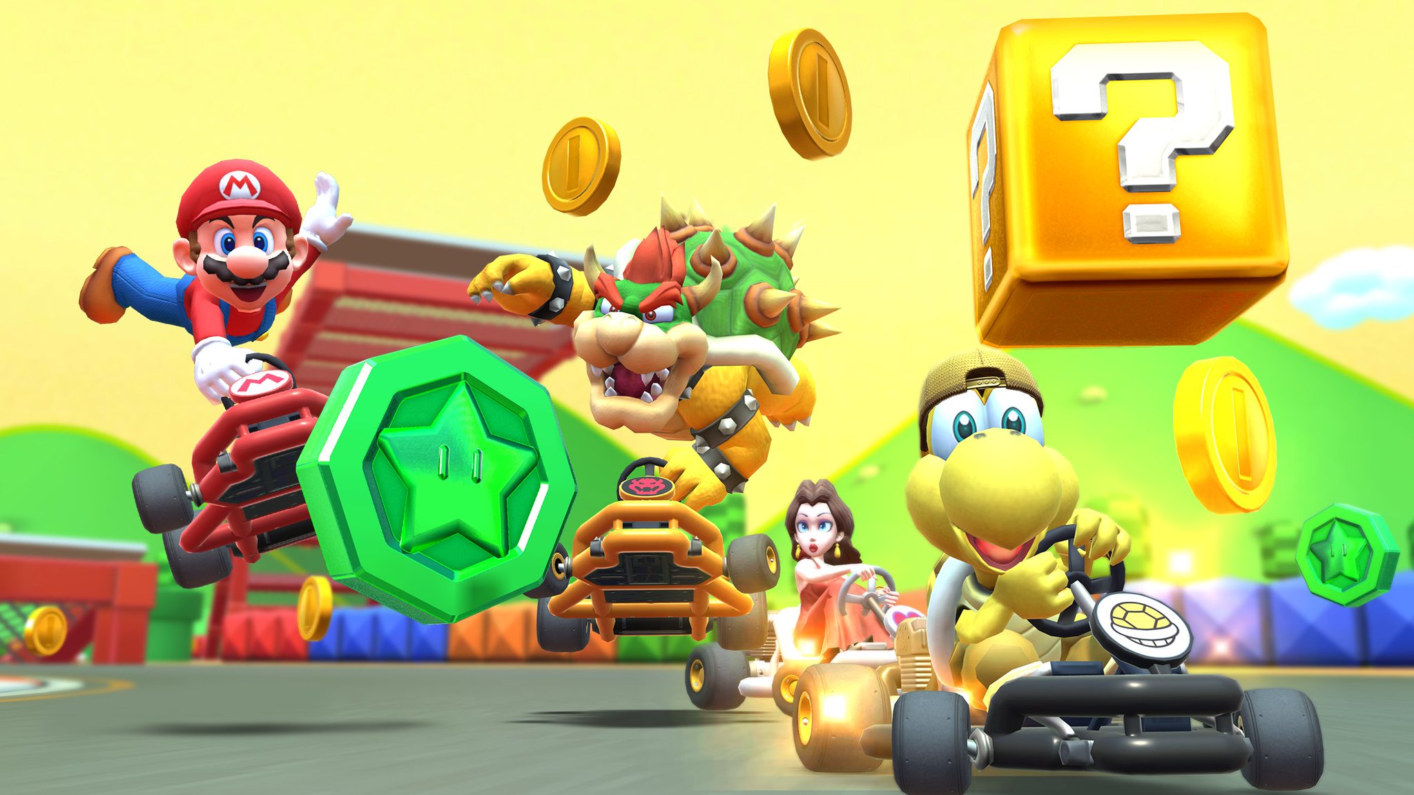 マリオカート ツアー 今回はイベント開催期間が少し長くなったぞ コースにちらばるボーナスメダルを集めて 限定ショップでアイテムをゲットしよう ボーナスメダルは アイテムのコインやコインボックスでも 出てくる事があるぞ マリオカートツアー
