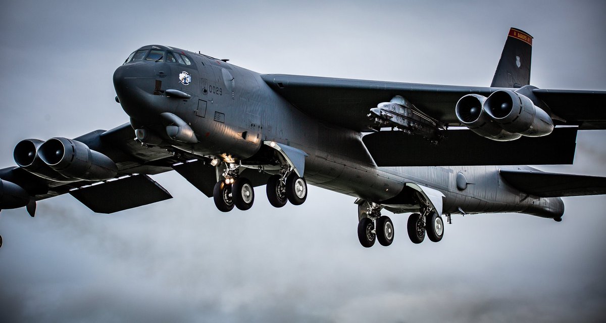 Other participants included the visiting  @BoeingDefense B52’s out of  @TeamMinot via RAF Fairford, F16’s from  @AirAviano and the usual F15 component out of  @48FighterWing along with the Royal Netherlands Air Force...