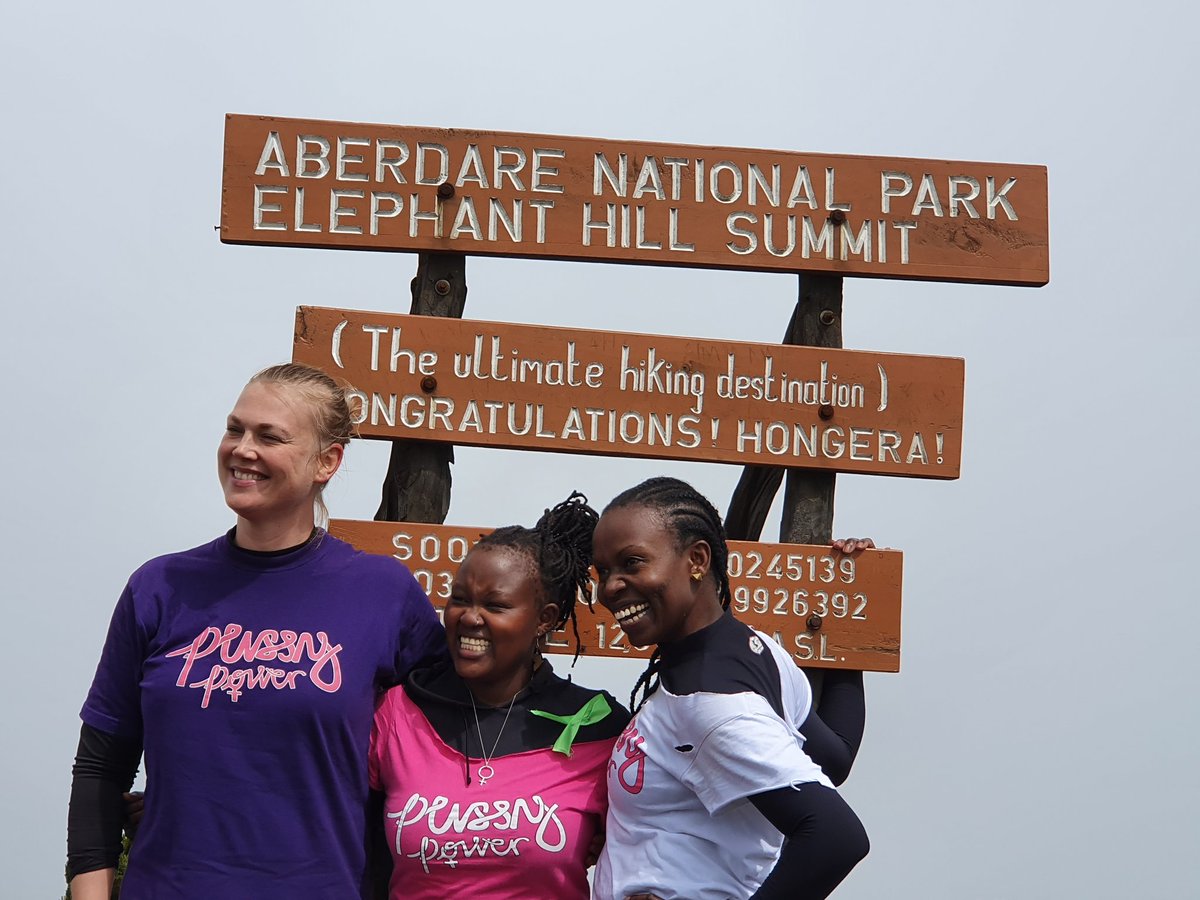 rachaelmwiks's tweet photo. It was  tough but we managed to reach the Summit of Elephant https://t.co/e8XhpN6FuT all the Feminists,Activists , our Allies and supporters ,Love and Respect to you all#Climb4Justice#PussyPower.@Noemiral .@DefendersKE .@AmnestyKenya .@SwedeninKE ..@NorwayInKenya .@cghrdkenya https://t.co/NMTMClG7dk