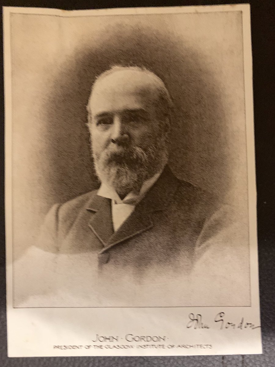 First up is a series of portraits, including Walter MacFarlane of the Saracen Foundry, William Young who designed the city chambers, John Gordon who is a former GIA pres, and Campbell Douglas interestingly noted as architect of the St Andrews Halls (by his partner James Sellars)
