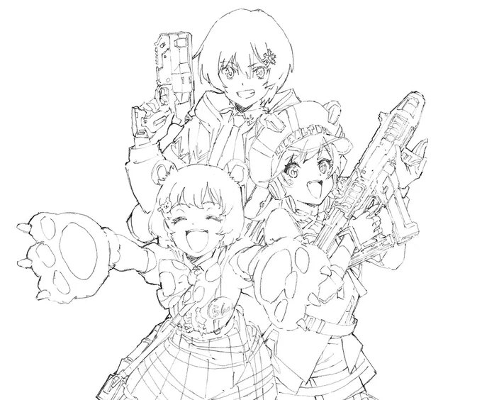 線画～ 