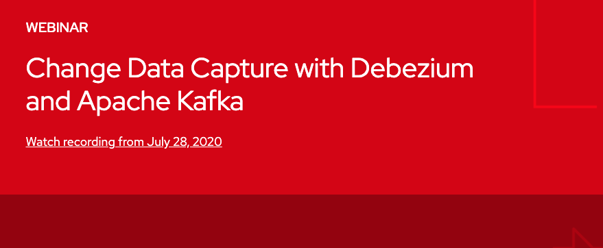 RHMiddleware's tweet photo. Learn how to use change data capture for reliable #microservices integration and solving typical, event-driven microservices challenges. Check out the webinar, now on demand: https://t.co/bvolEKKLkw #Kafka #Debezium #AMQStreams https://t.co/FTHu9nfAKx
