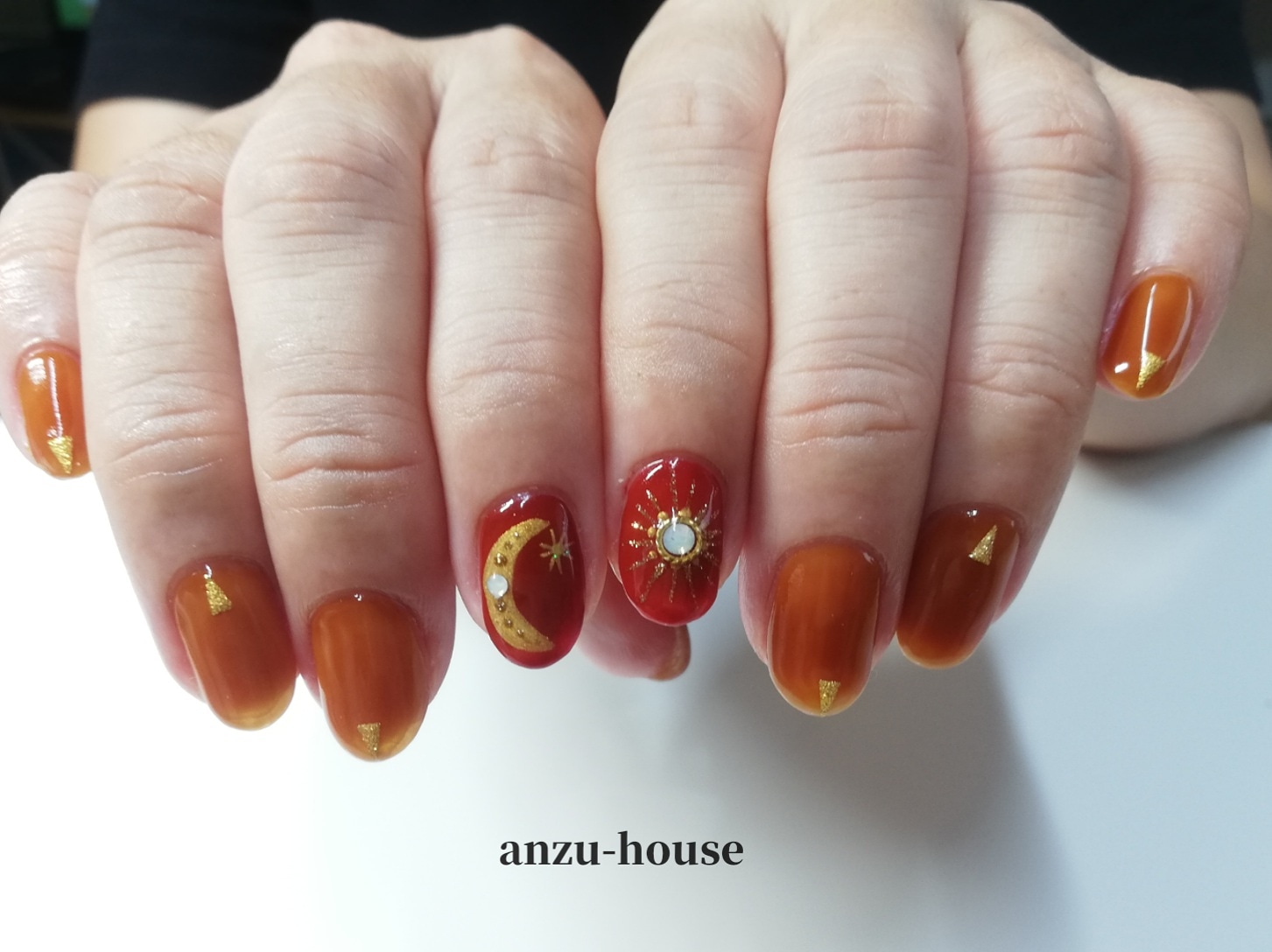 Anzu House 所沢市よりお越しのk様 月と太陽ネイル 入間市ネイルサロン かっさエステ タロット占い あんず ハウス 入間市ネイルサロン かっさエステ タロット占いanzu House あんず ハウス 自宅サロン T Co Ilpmohxutg T