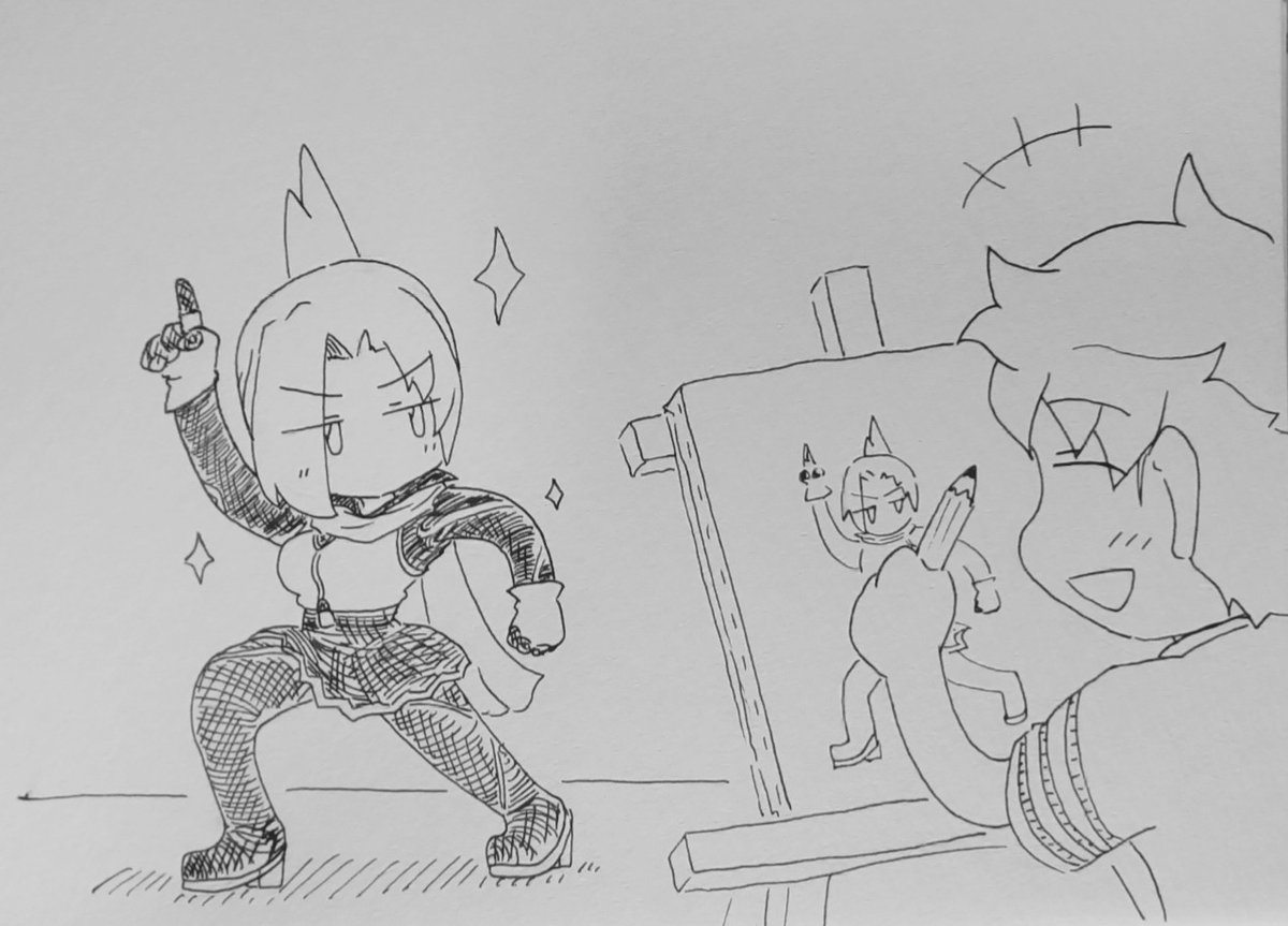 芸術の秋。
ところで、りんさんたちに「絵で記録を残す」という概念はあるんかな。
#ケムリクサ 