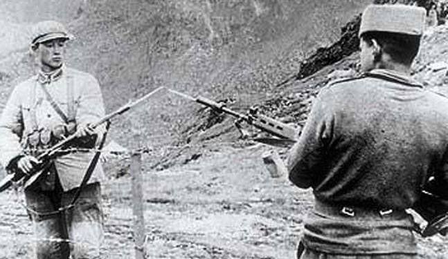 3/11Chinese gave an ultimatum to India to vacate both Nathu La and Jelep La passes on Sikkim – Tibet border.However, Lt. Gen Sagat Singh, refused to vacate Nathu La. At Nathu La Chinese and India forces are deployed barely 30 yards apart, closest ever on that border