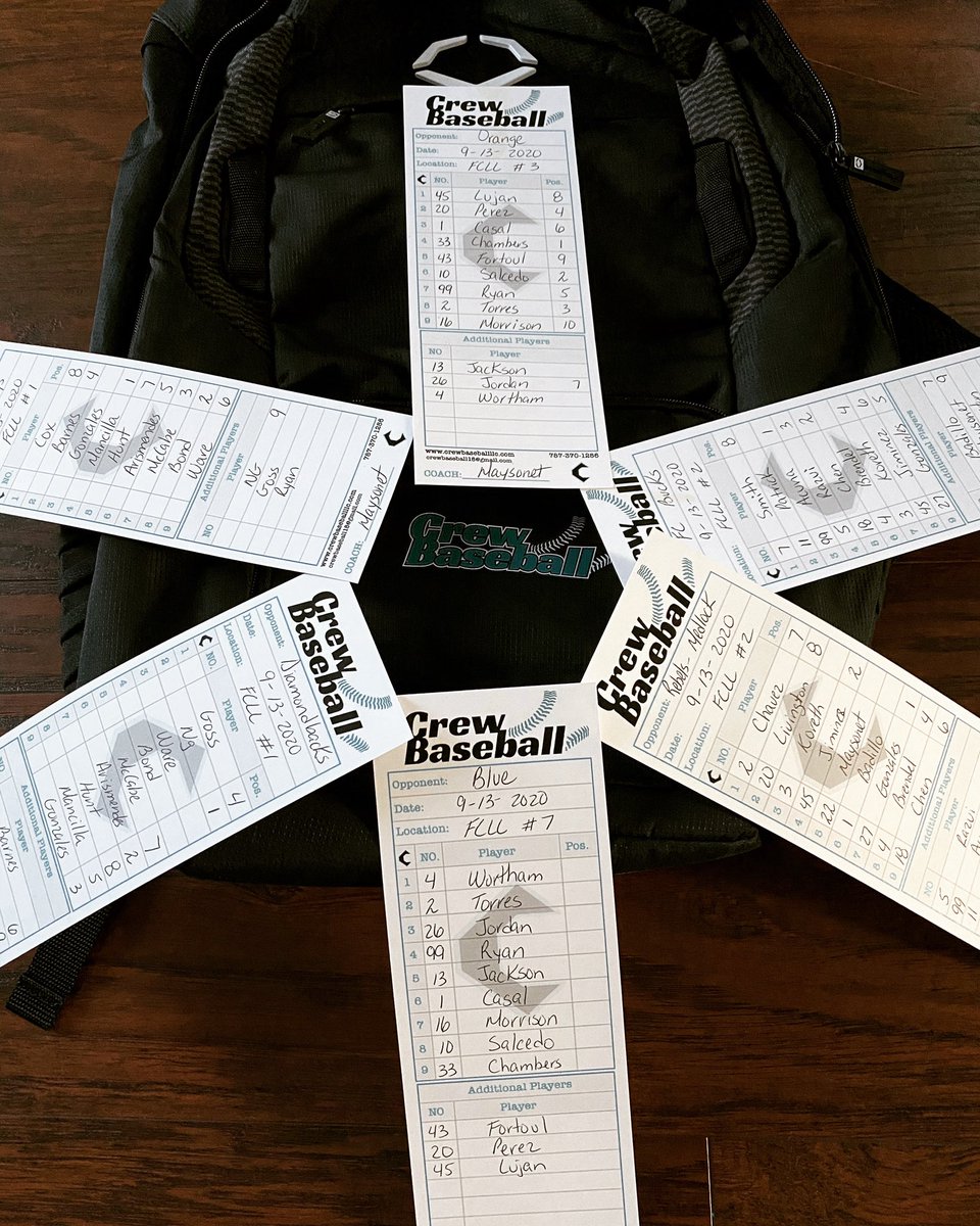 📝  Lineups Ready  📝

FCLL Sunday Select:  8u, 11u FC, 11u Sienna

@senior_merritt_para_ti @josecheomorales <a href="/crew/">Crew</a>.baseball @evoshield @firstcolonyll 

#missouricitytx #siennaplantationtx #sugarlandtx #houstontx #development #formermlbplayers #exclusive #baseballmom