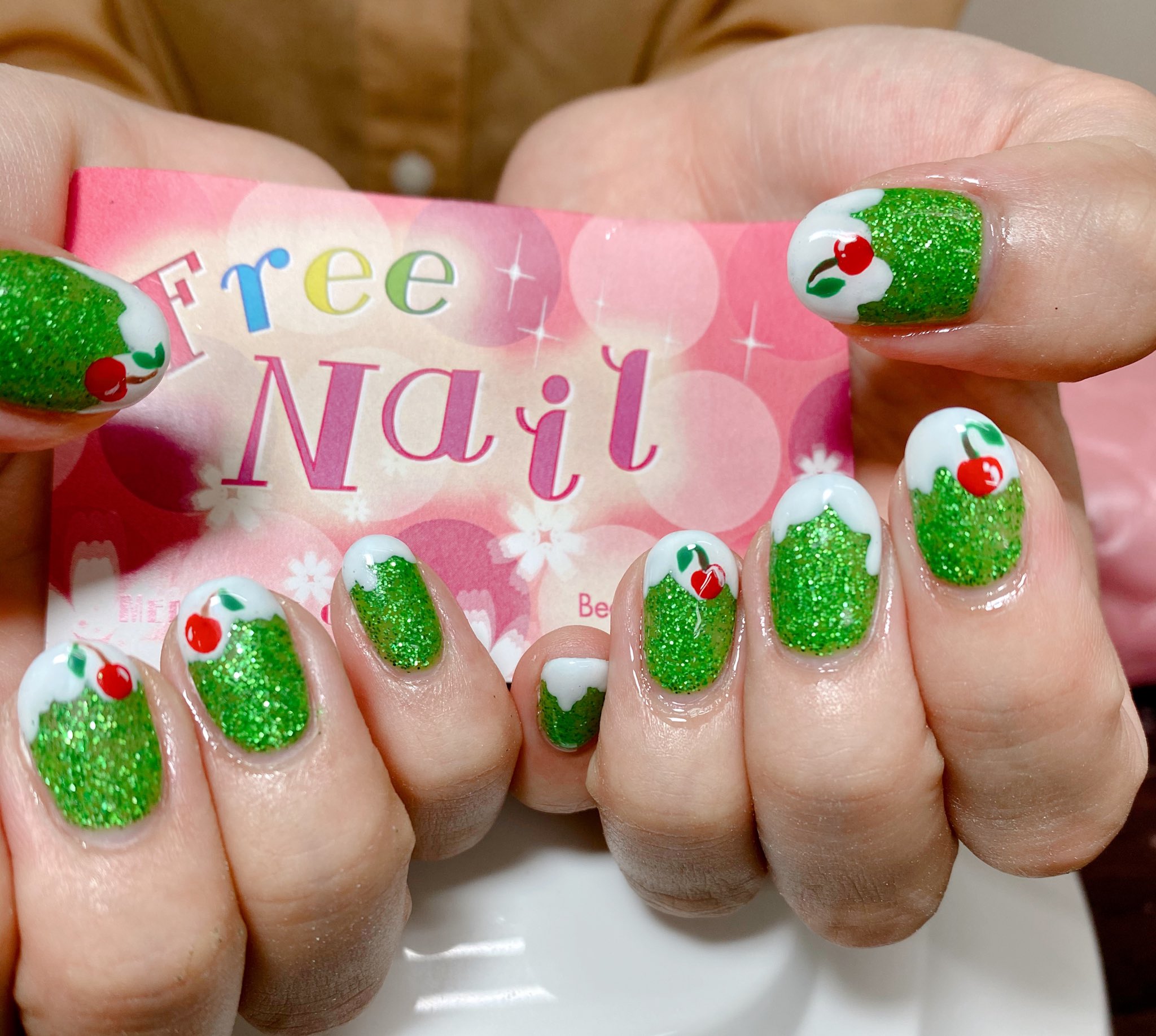 フリーネイル フリーネイル メロンソーダネイル 定額制ネイル T Co Rdsg5fuzn8 Twitter