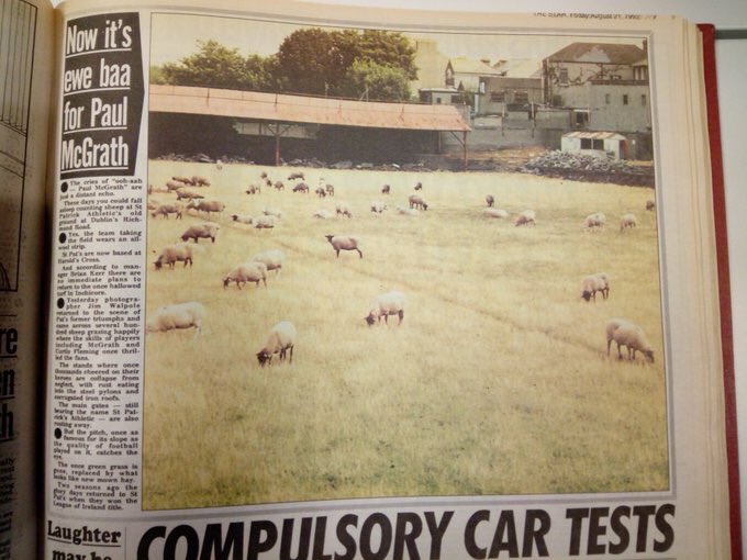 The 1989-93 period was a tumultuous time for the club, who moved out to Harold’s Cross while Richmond was redeveloped.