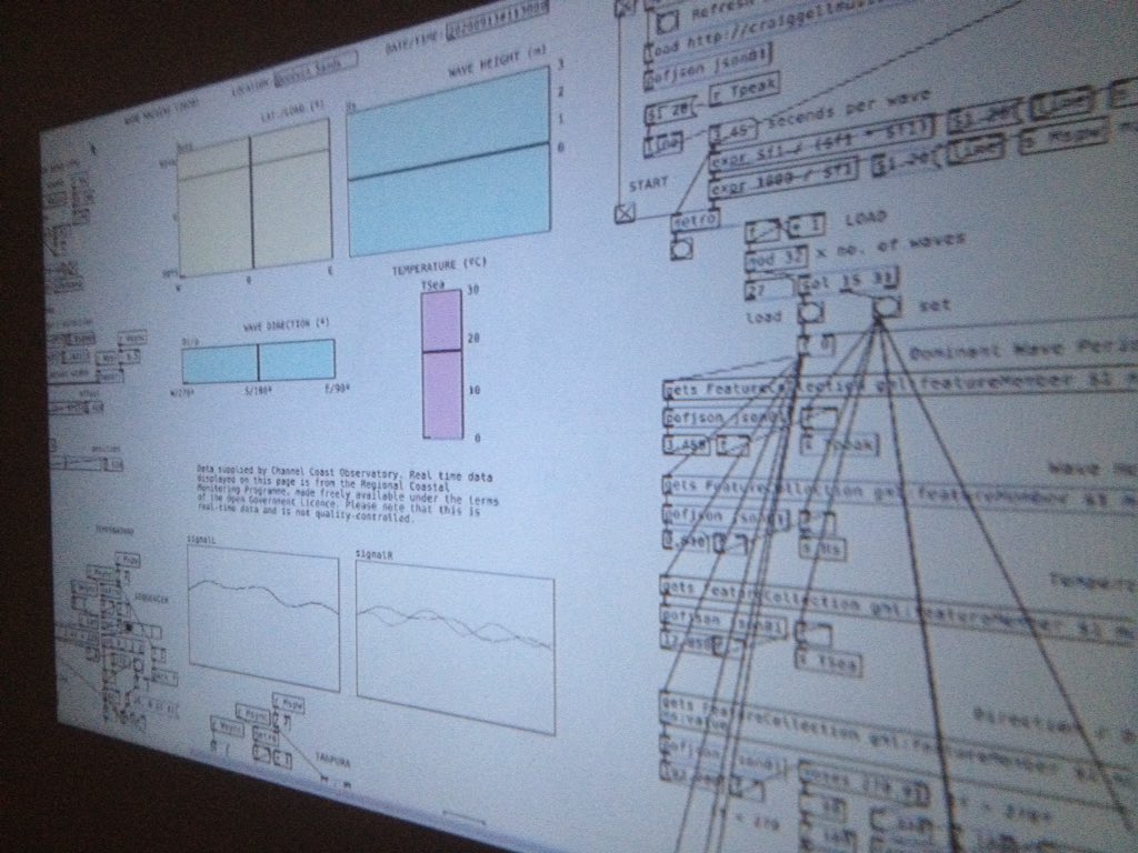 craiggell's tweet image. #Goodwinsands - #WaveMachine speed 3.4s, wave height 0.61m, sea temperature 17degrees. Final day! Till 5pm. #Ramsgate @ramsgatefest #soundart