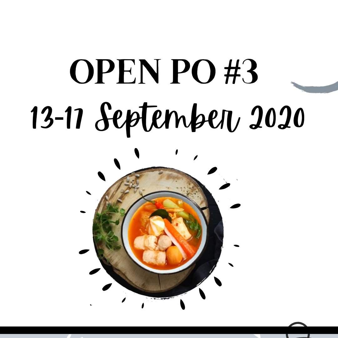 ᴏᴘᴇɴ ᴘʀᴇ ᴏʀᴅᴇʀ #3 "ᴛᴏᴍ ʏᴀᴍ ꜱᴜᴋɪ ꜱᴇᴛ"

Holla pecinta tom yam, aku lagi open pre tom yam suki set nih.. 

Cara buatnya praktis bgt, rasanya beuhh enak bgt, dijamin nagihh dehh.. 

Ayo buruan pesan sekarang sebelum close order ✨