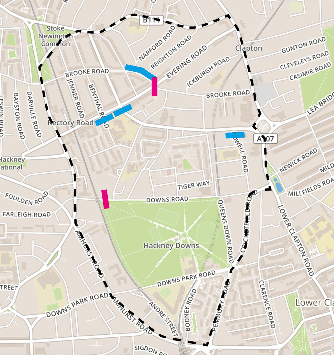 Hence the additional closures at Benthal, Maury, Reighton, Narford and Powell Roads. The goal is to make the area 'watertight', so no routes from one side to the other are left open – while of course making sure you can still drive to every property (6/11)