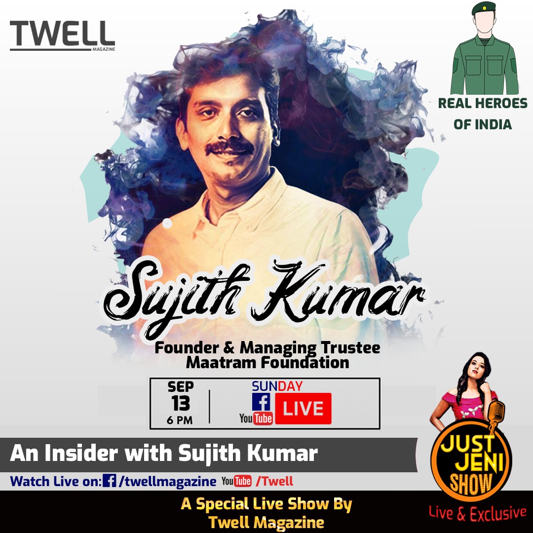 sujithkumar13's tweet photo. It's an action packed Sunday. At 6 pm today, going to be part of Just Jeni show organised by Twell Magazine. Do join if you are free #Twellmagazine https://t.co/EcHarAQgbN