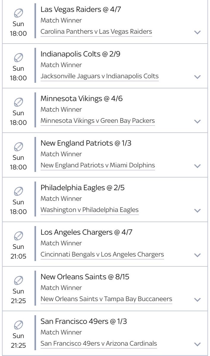 FFUKBoys's tweet image. #FFUK #giveaway week 1. Follow, share, like and comment. If this accumulator/parlay wins, one of you will be selected at random to receive half the winnings. #nfl #sportsbetting