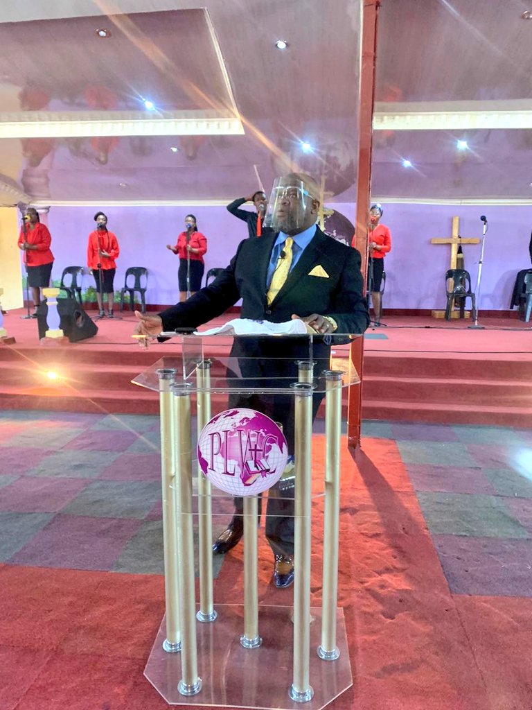 PLWC2001's tweet photo. His Grace Bishop DC Nkosi founder of Praise The Lord Worshippers Centre.
#PLWC19 #Zondi2 https://t.co/CFf07vsDxY