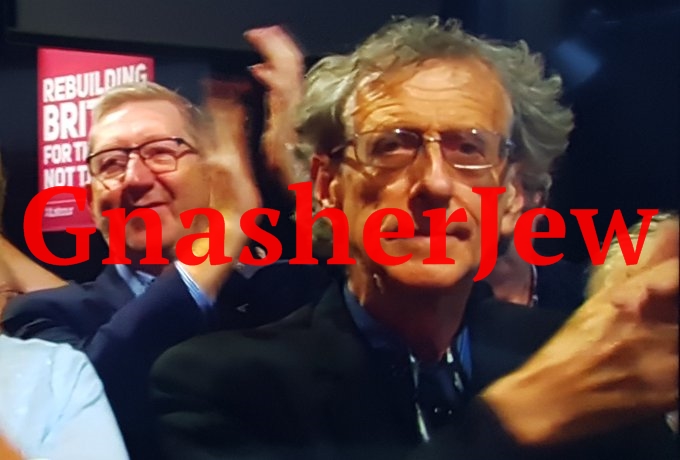 Here’s a picture of Piers Corbyn  @UKLabourconference, giving his brother  @jeremycorbyna standing ovation.Now it’s astonishing to us, that a man with ties to Neo Nazis should be given a front row VIP seat at a Labour Party conference.