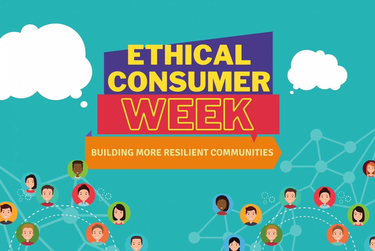 This October we're hosting our first ever Ethical Consumer Week! 
Join us from wherever you are for a week of online panels, workshops, and virtual tours. Tickets available now on the link below #ECWeek2020
bit.ly/ECweek2020