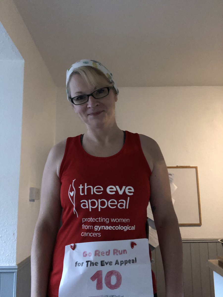 RheaCrighton1's tweet photo. 5k done ✅ for @eveappeal #GoRed 🥰❤️ now to get on with my 30 flights of stairs #VirtualTrek #Y3P https://t.co/3TVhCTqpf4