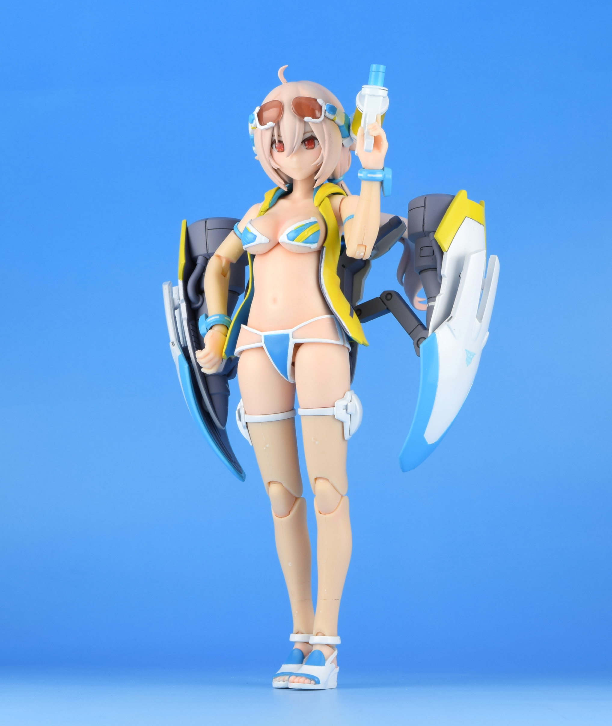 【限定版・新品未開封品】メガミデバイス 朱羅 蒼衣 藍 メガミデバイス 朱羅 蒼衣翠 2/1 完成品フィギュア[コトブキヤ